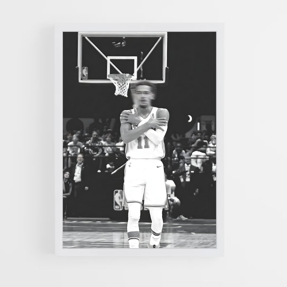 Poster Trae Young: Étoile Montante – affiche Basketball (vue 3)